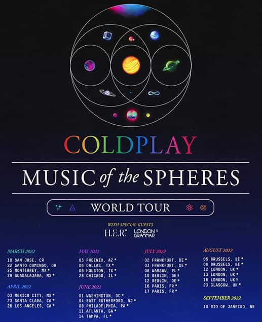 Coldplay Tour Song List 2025 Experience the Electrifying Setlist!