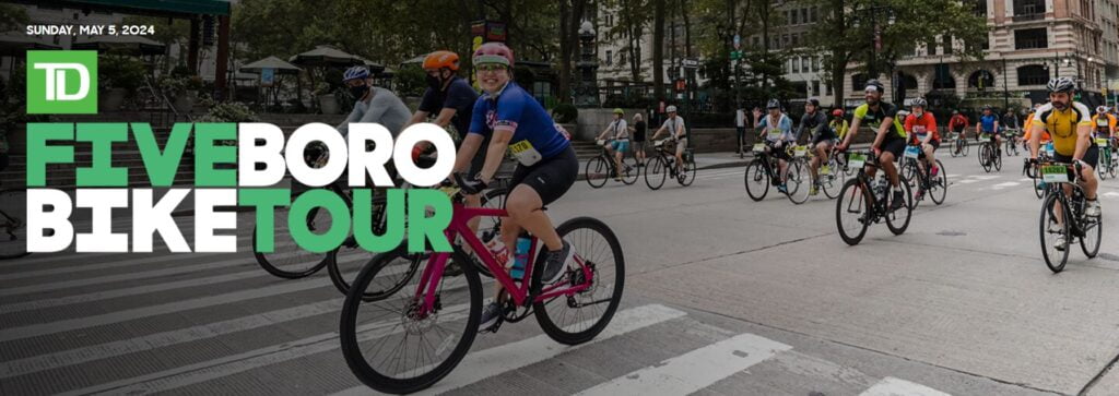 Five Boro Bike Tour 2025