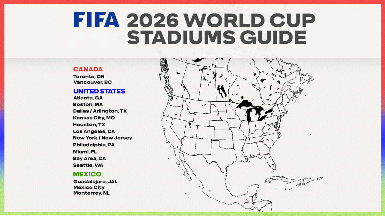 FIFA Men's World Cup 2026 Location Revealed Where Will the World's