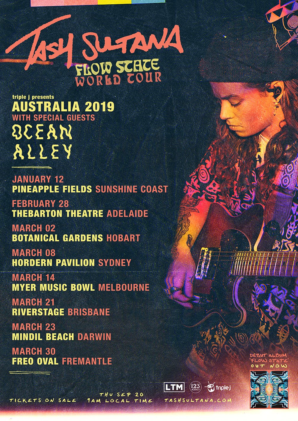 Rocking Out Tash Sultana Tour 2025 Dates Announced!