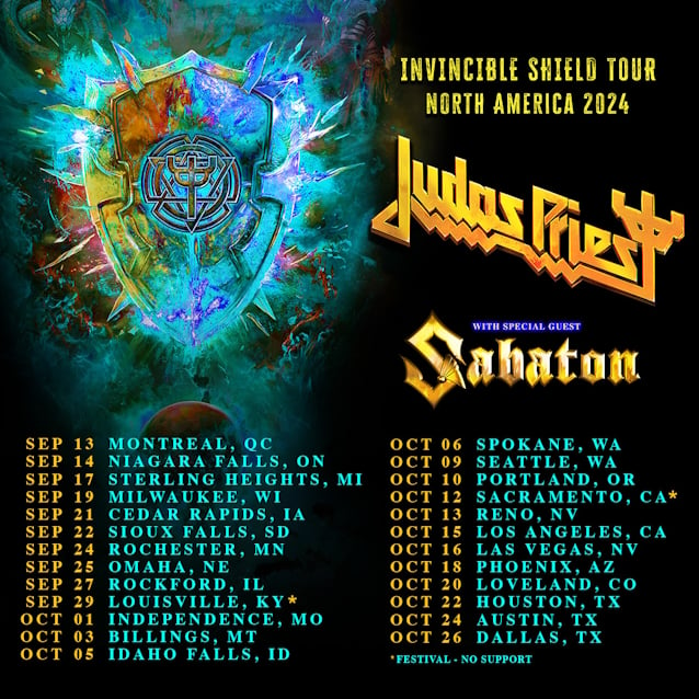 Judas Priest 2025 Tour Dates