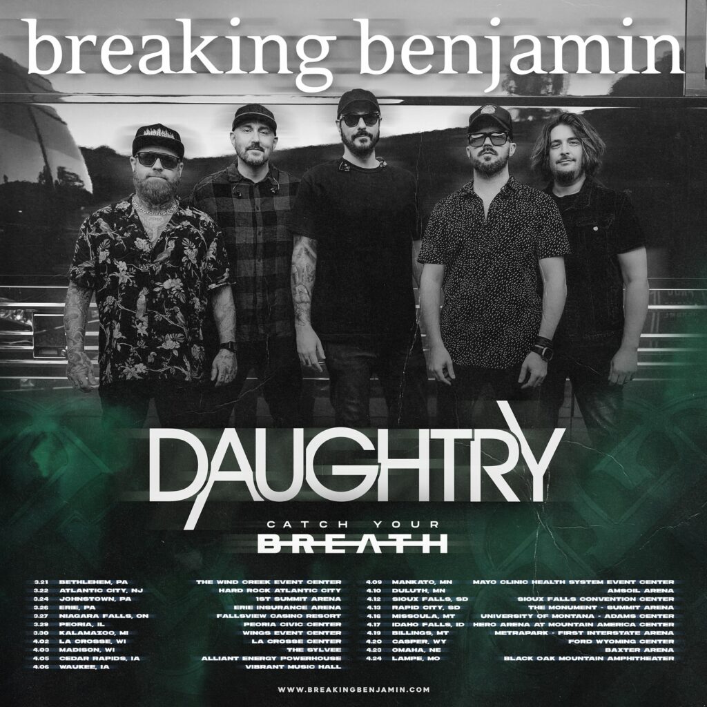 Rock On Breaking Benjamin Tour 2025 Hits the USA!