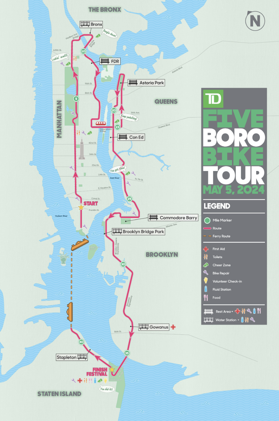 Exploring NYC on Two Wheels The 2025 Five Boro Bike Tour Unveiled