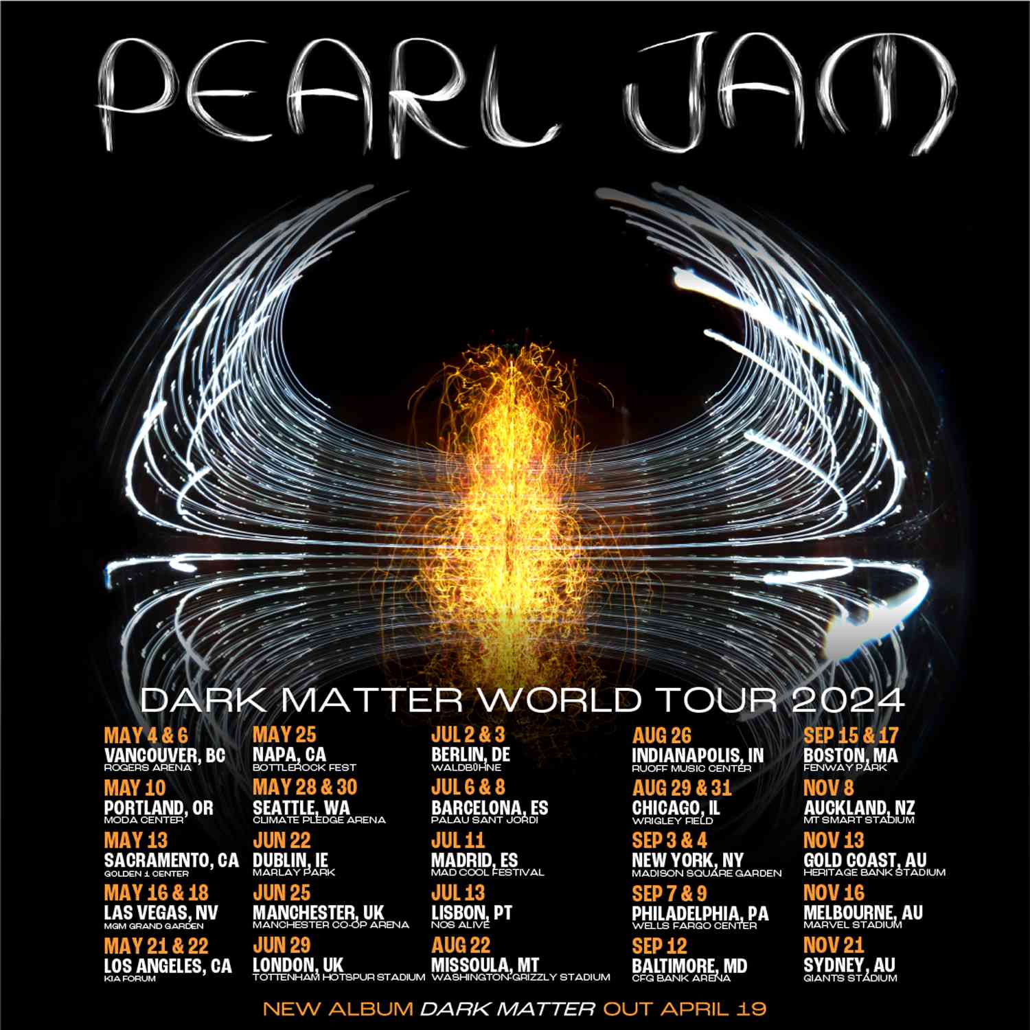 Pearl Jam Tour 2025 Rocking Across the USA!