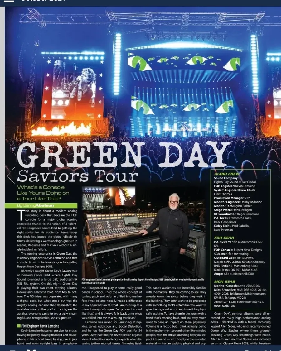 A smartphone showing a ticket notification to help plan for a Green Day concert.